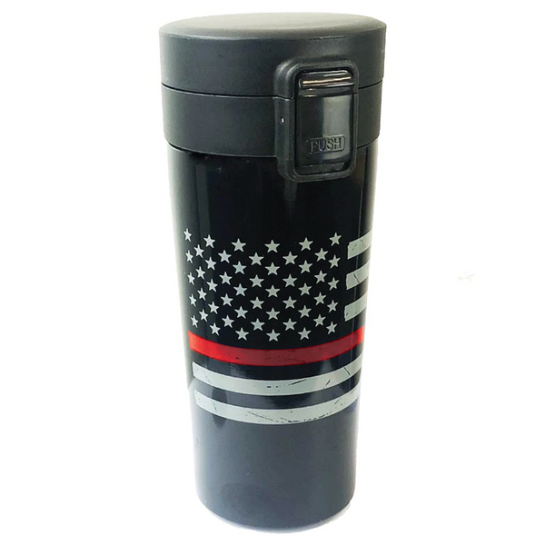 Thin Red Line American Flag Coffee, Vacuum Tumbler