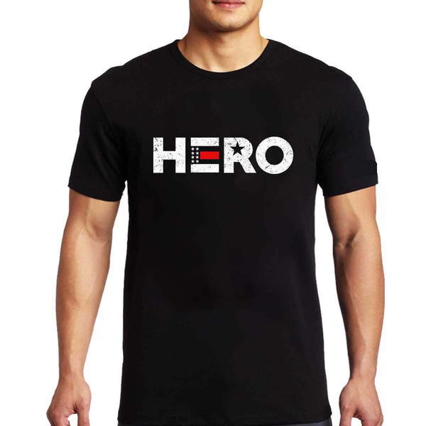 Men's T-Shirt, HERO - Thin Red Line