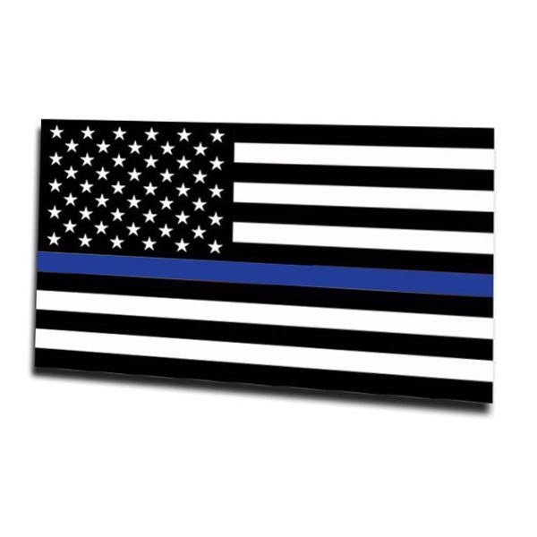 Small Zipper Bag - Thin Blue Line