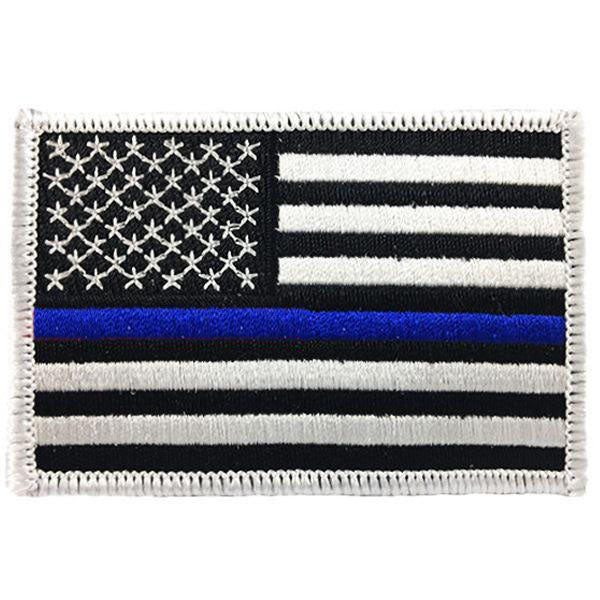 Thin Blue Line American Flag Patch
