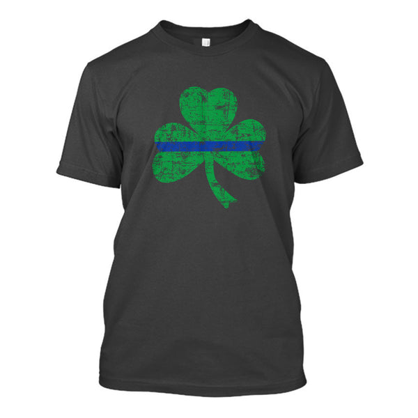 Thin Blue Line St. Patrick's Shamrock T-Shirt
