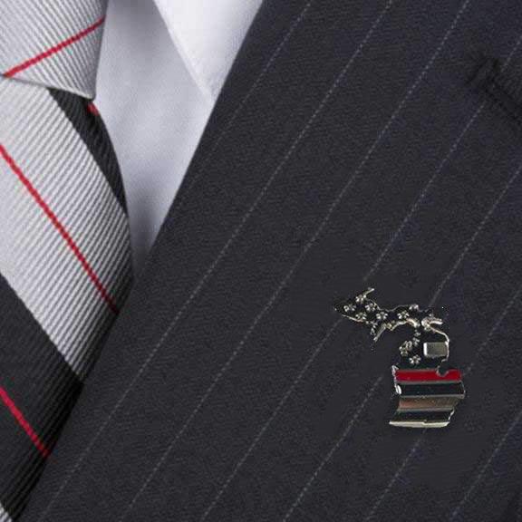 State Pins - Thin Red Line USA