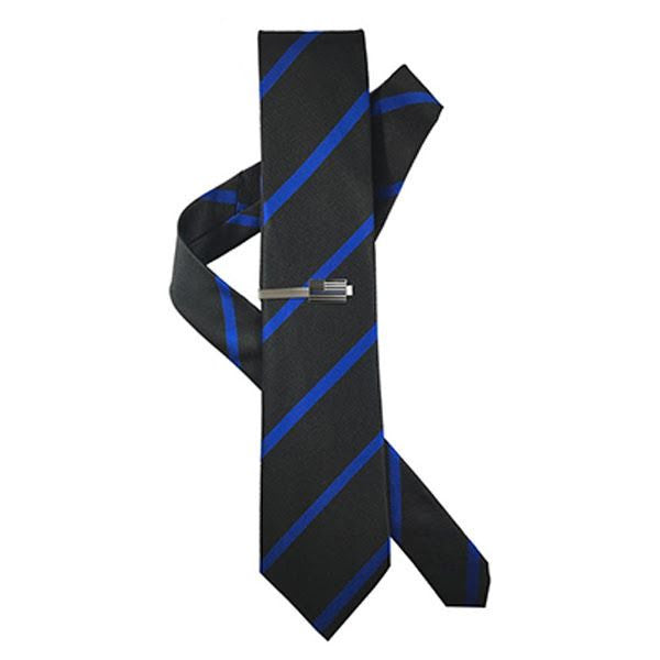 Tie Clip - Thin Blue Line Flag