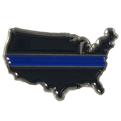 USA Thin Blue Line Pin