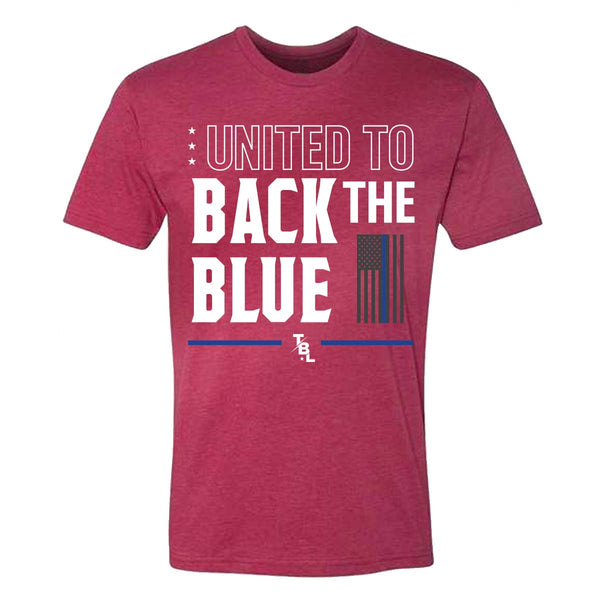 Thin Blue Line Hockey Flag T-Shirt T-Shirt