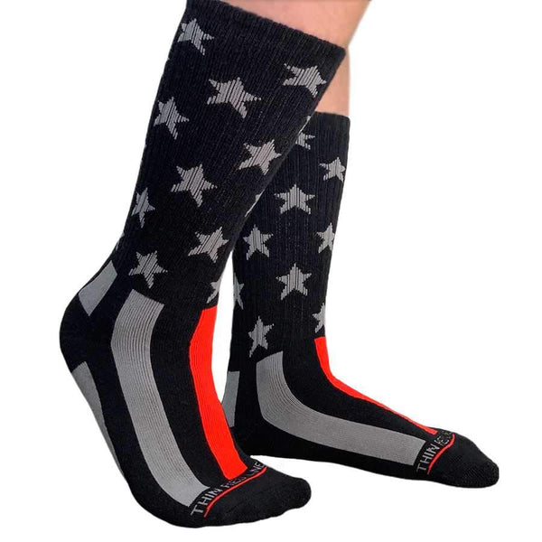 Women's - Thin Red Line Flag Performance Socks