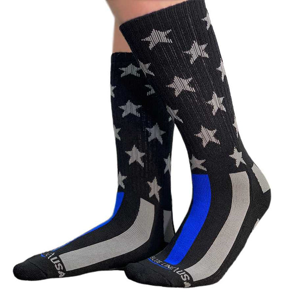 Women's - Thin Blue Line Flag Performance Socks
