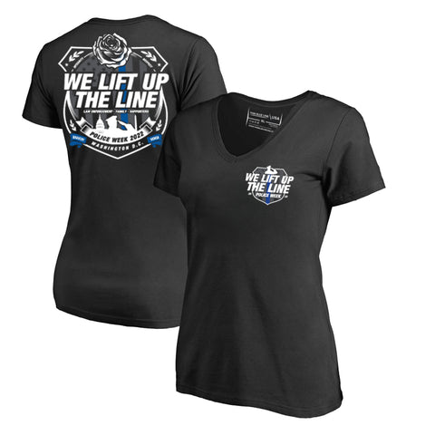 (From a Previous Year) - Women's Slim Fit V-Neck T-Shirt - Police Week 2022, Special Edition