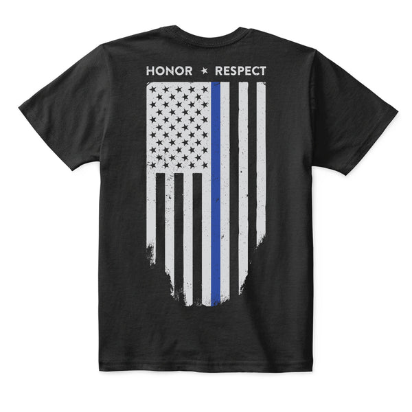Youth Thin Blue Line Flag Tee - Kids - Thin Blue Line USA - 1