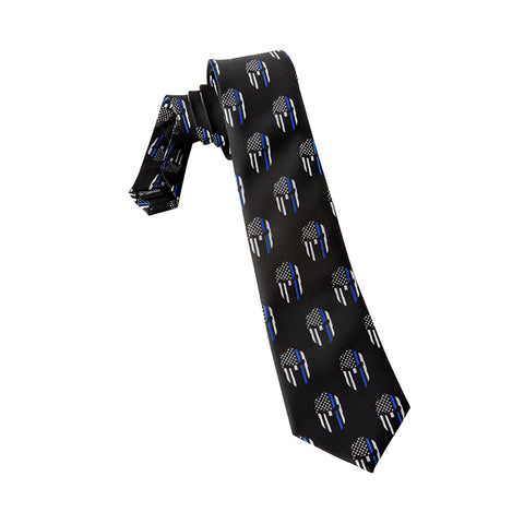 Thin Blue Line Spartan Tie