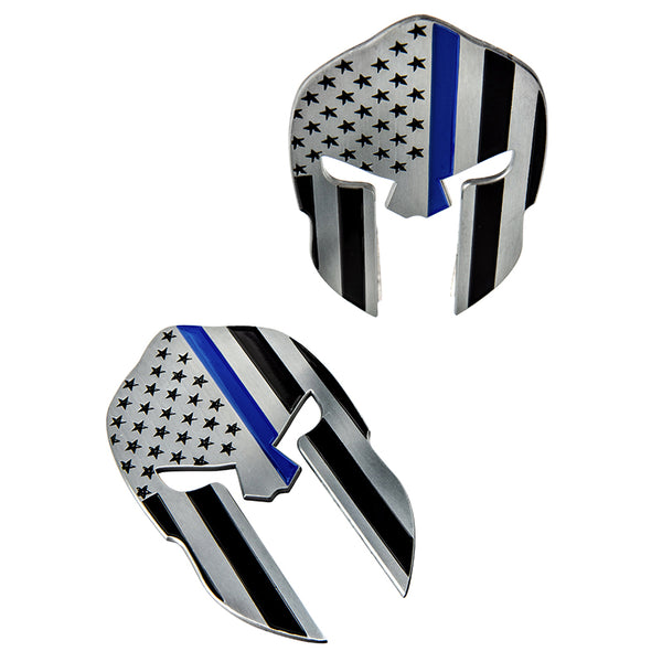 Thin Blue Line Spartan Vehicle Emblem