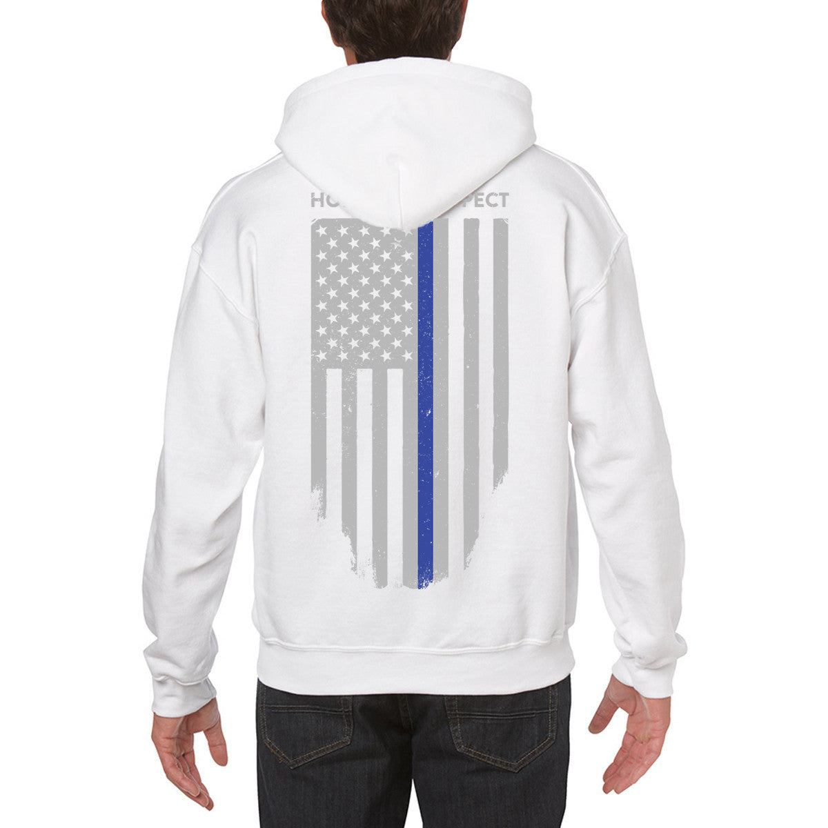 Thin blue line online hoodie under armour