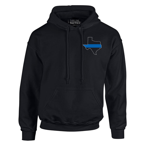 Hoodie - Texas Thin Blue Line - Thin Blue Line USA - 3
