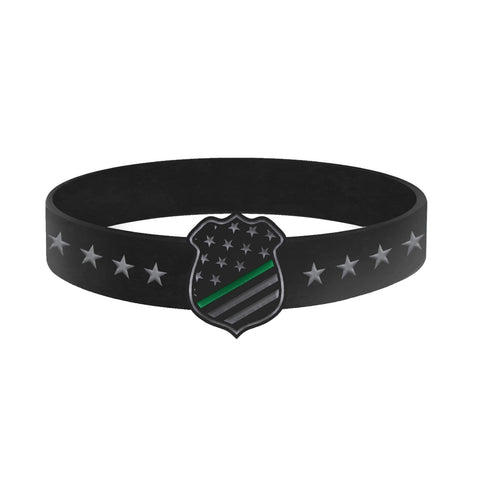 Thin Green Line® Military Shield Bracelet