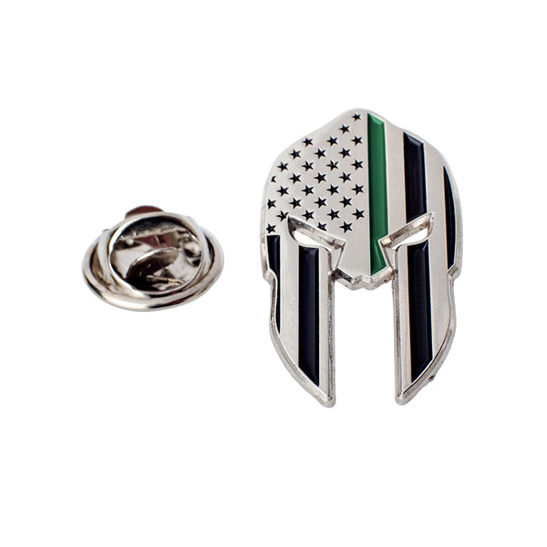 Thin Green Line® Spartan Pin