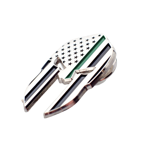 Thin Green Line® Spartan Pin