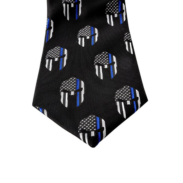 Thin Blue Line Spartan Tie