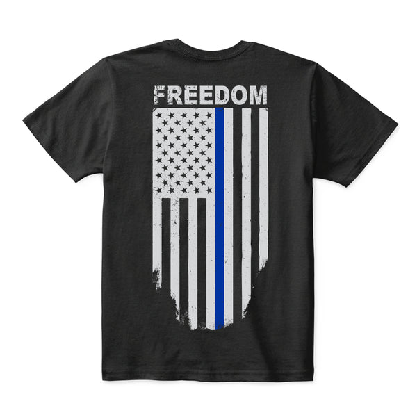 Youth T-Shirt - Thin Blue Line Freedom