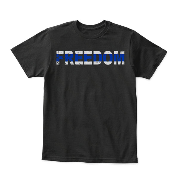 Youth T-Shirt - Thin Blue Line Freedom