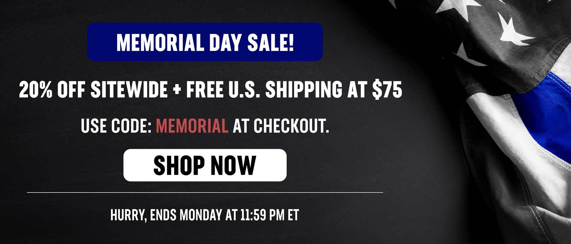 Memorial Day Sale